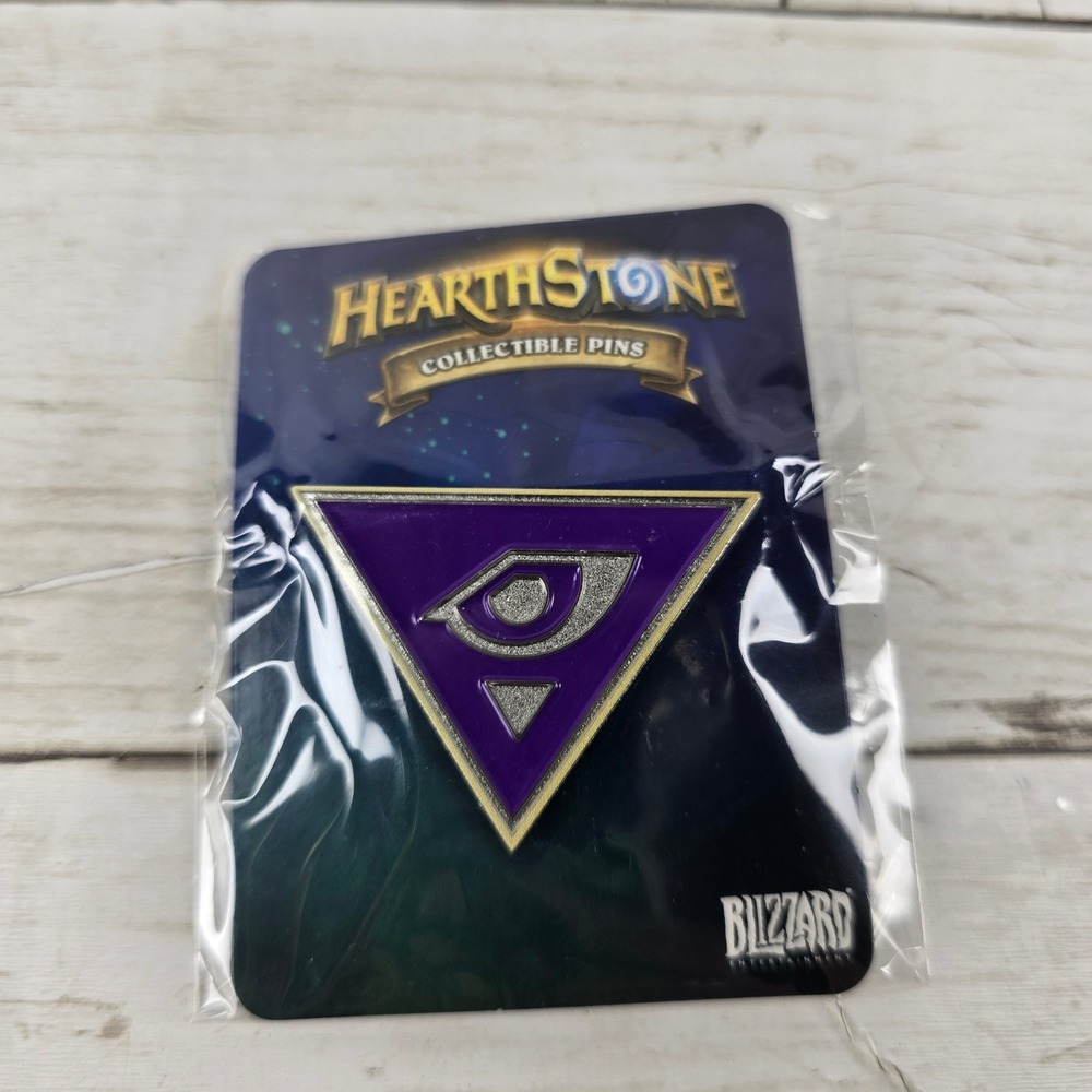 Blizzard Hearthstone Kirin Tor Collectible Pin Purple Silver Enamel New Sealed